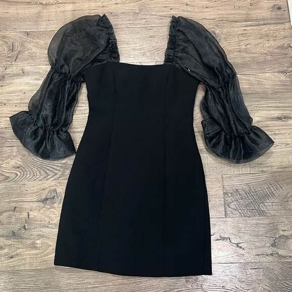 Amanda Uprichard dress black Tia - Picture 6 of 8